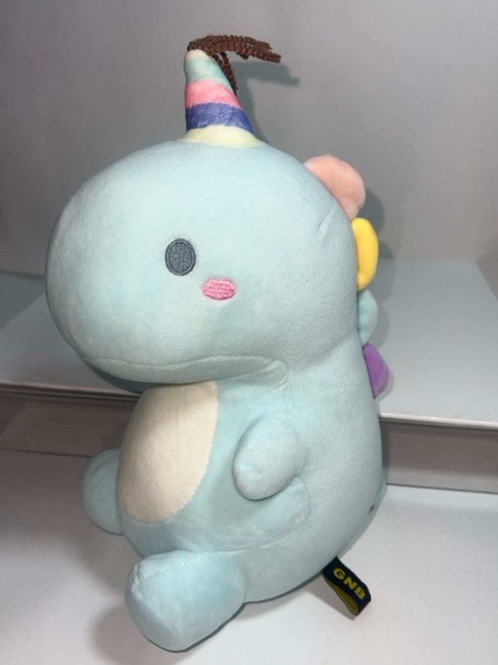 GNB Good Night Baby Birthday Dinosaur Plush - Mint Green Kawaii